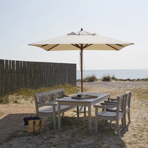 Messina Parasol 270 x 270 cm Hvit