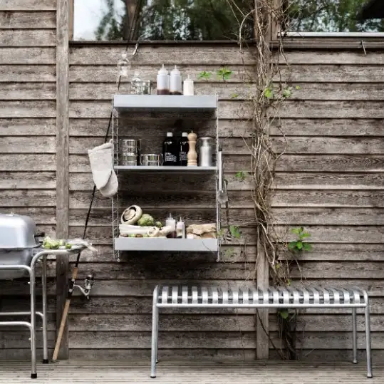 Hylle lavkant 58x2x30 Galvanisert