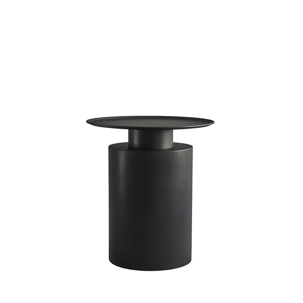 Pillar høyt salongbord – Burned Black