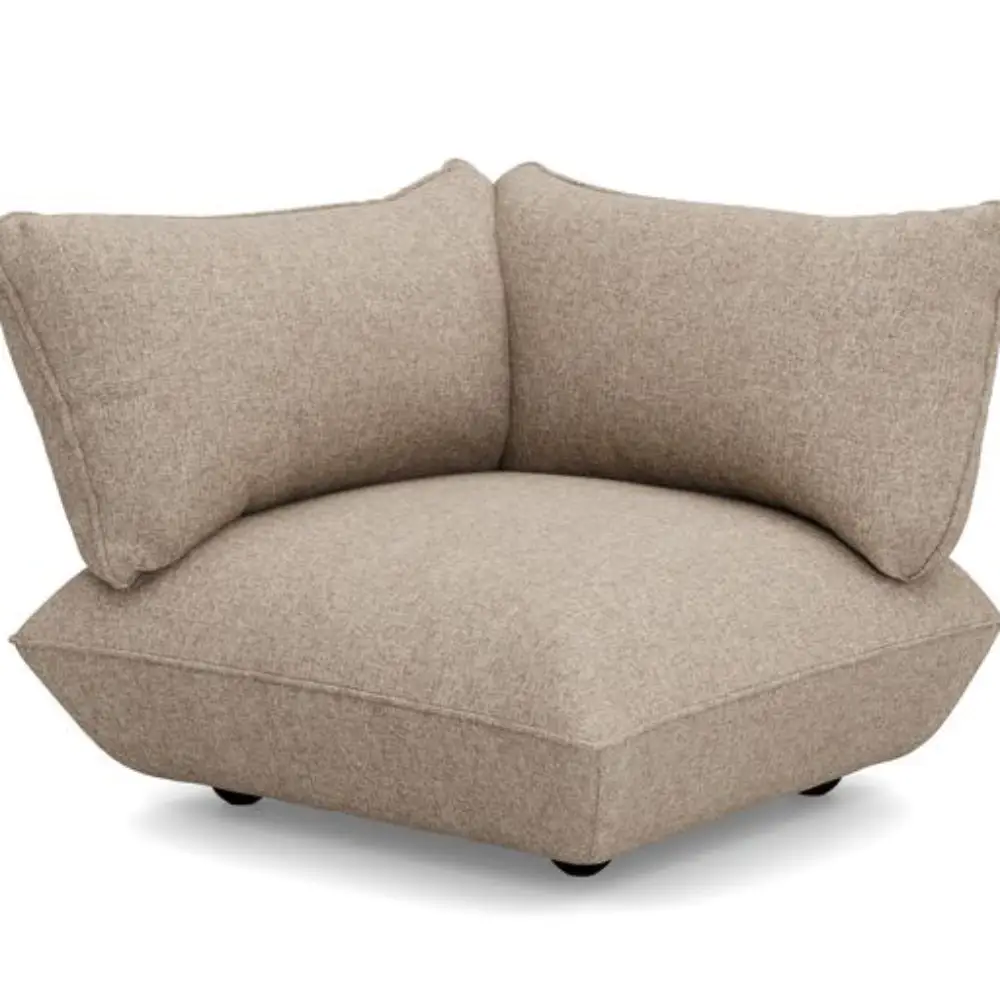 sumo sofa hjørneseksjon  boucle recycled brown