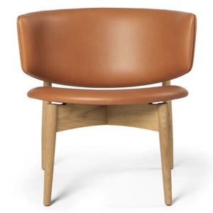 Herman Loungestol Envy Leather - Oak/Cognac
