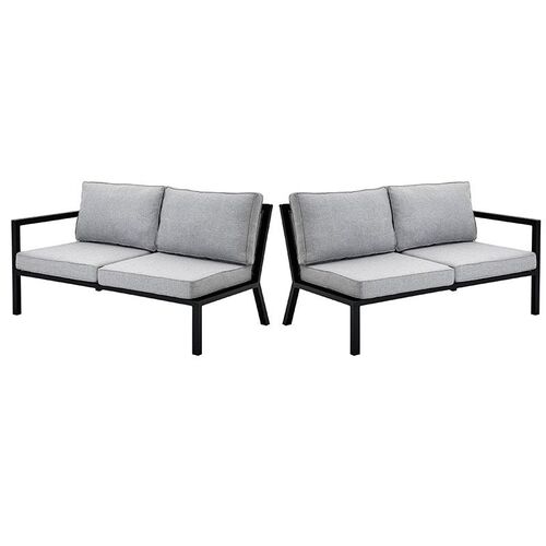 Belfort endedel h+v svart/grå  Brafab