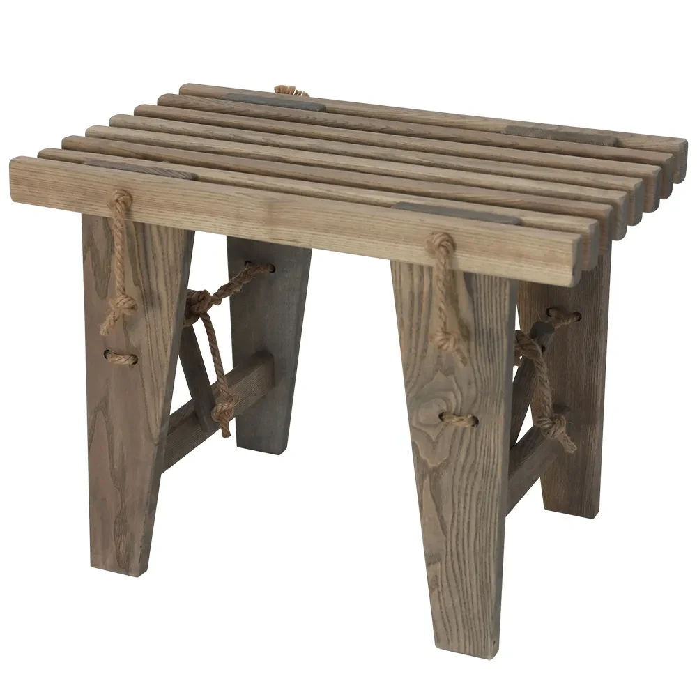 Ecobench 60 cm Ask oljet grå