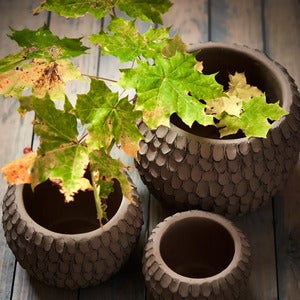 FUDGE Pot XS Nougat brun