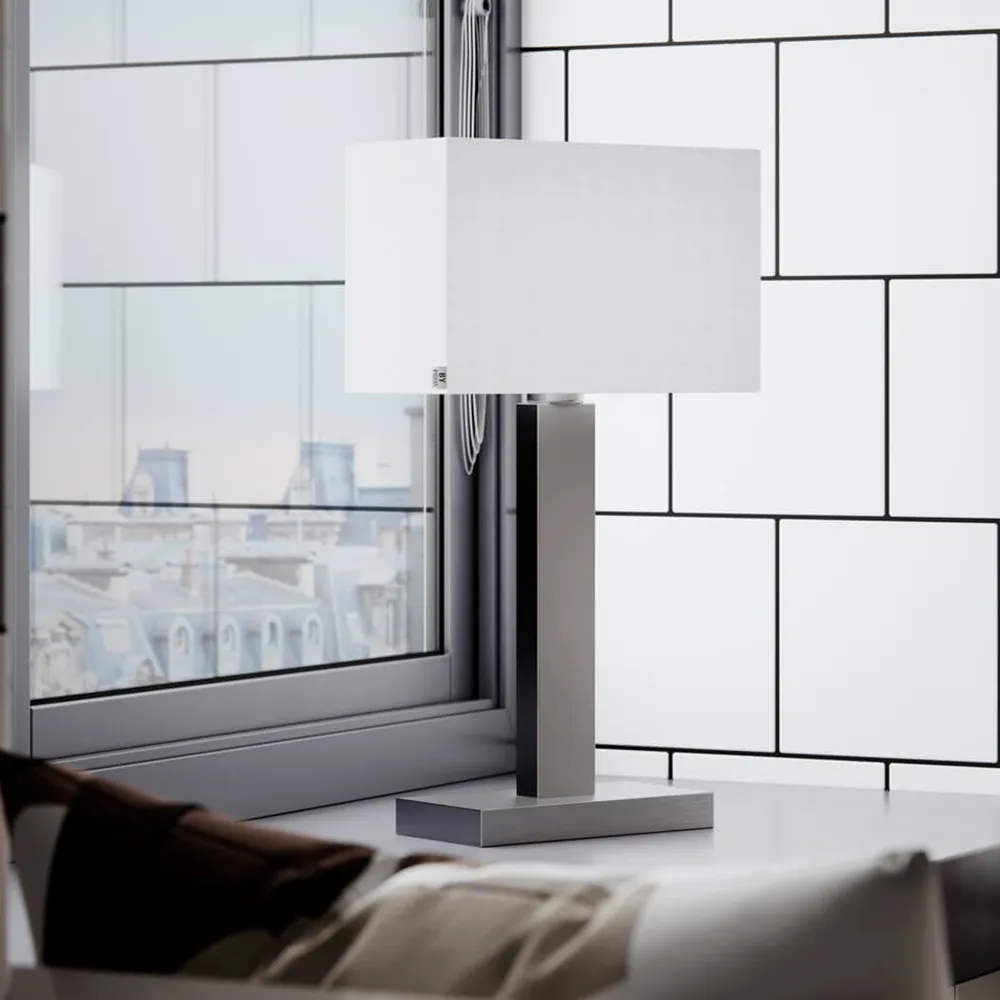 Prime Bordlampe 47 cm Børstet Stål