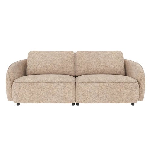 Norris sofa 3-seter stoff Anna lys beige