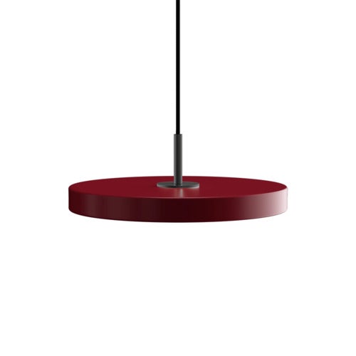 Asteria Plus Mini Ø31 cm taklampe Ruby Red/Svart