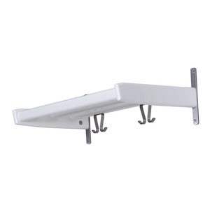 Meja hattehylle 59 cm Hvitlakkert bjørk