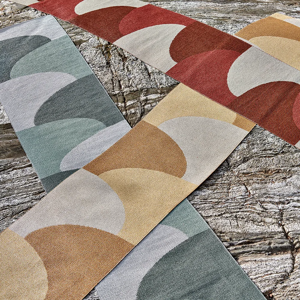 Hill teppe Army/Misty Mint/Fossil Grey 70 x 270cm