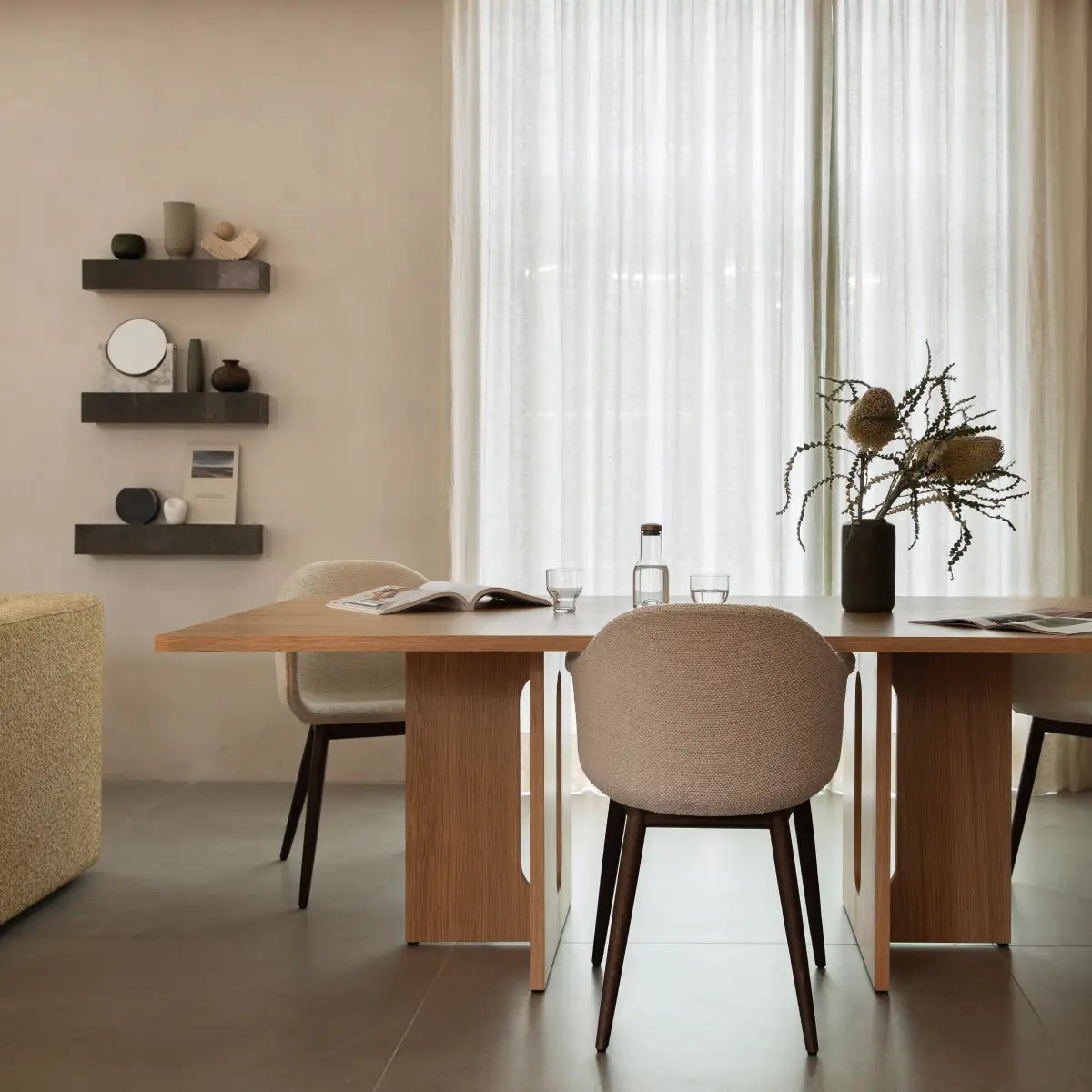 Plinth Hylle Marmor Grey Kendzo