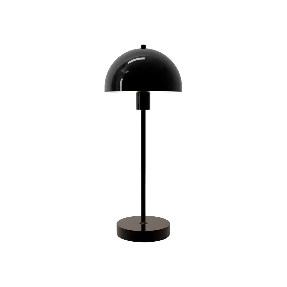 Vienda blanksvart Bordlampe Ø19,5xH50 cm Metall