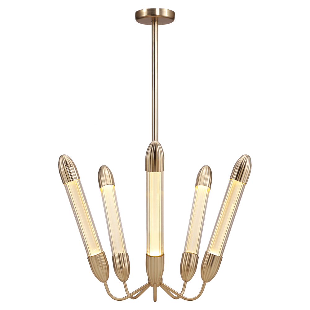 Lemon Squeeze Taklampe Short Plated Brass - UMAGE - Spisestue - Design - Metall - Med flere lyskilder