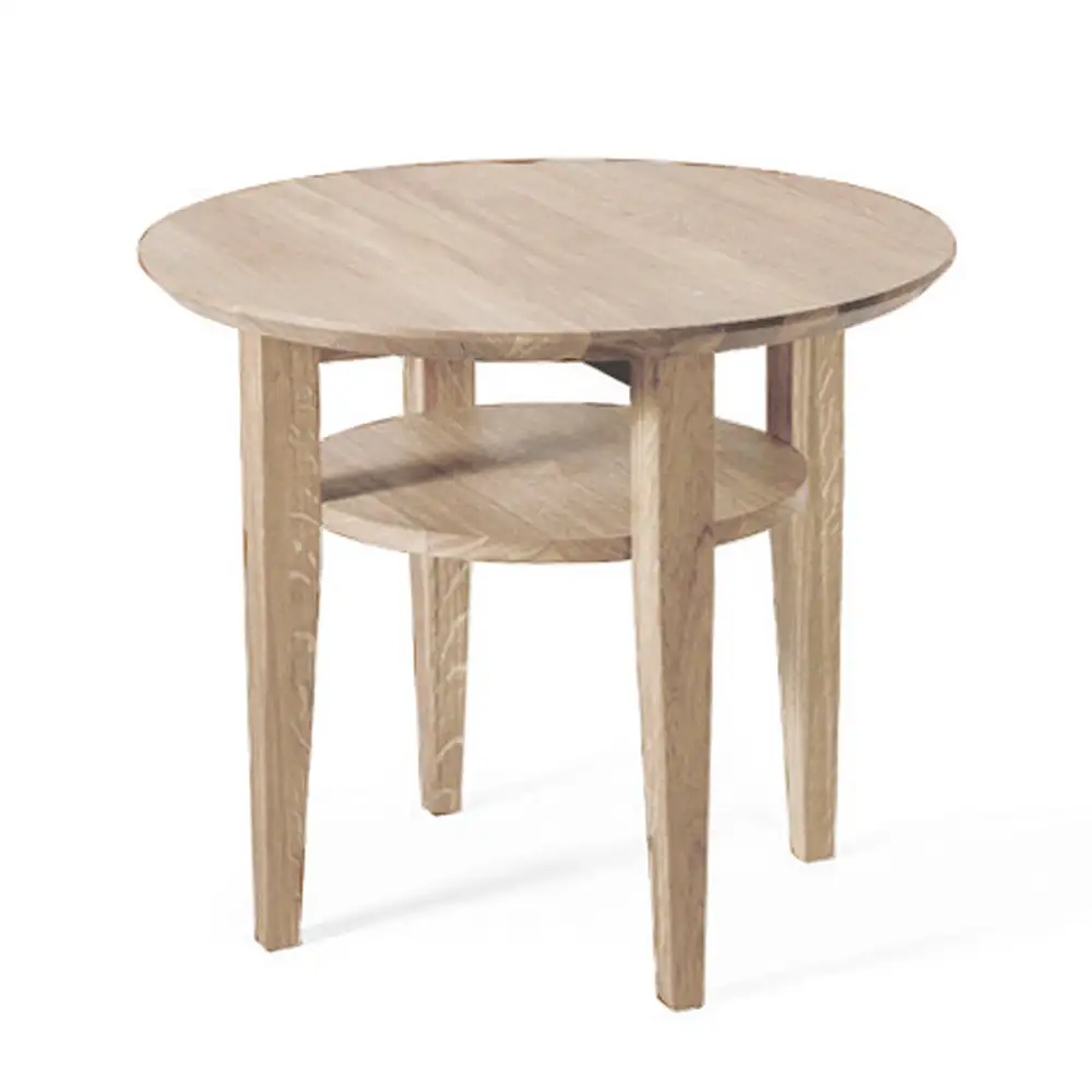 Tango Salongbord Ø60 cm hvitoljet eik