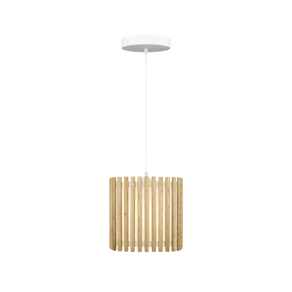 Komorebi lampeskjerm firkantet medium Oak