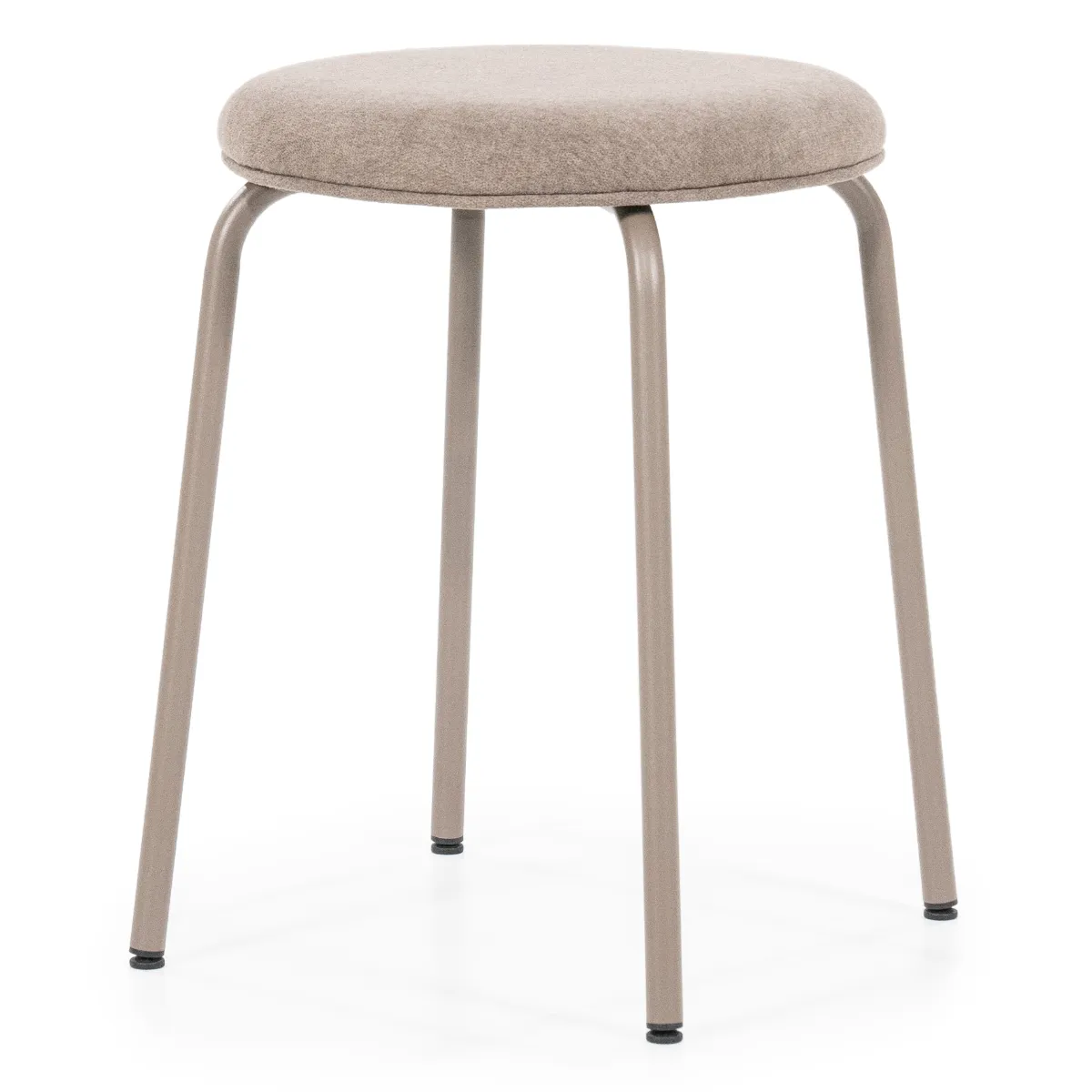 Skola krakk 37x37x48 cm metall taupe