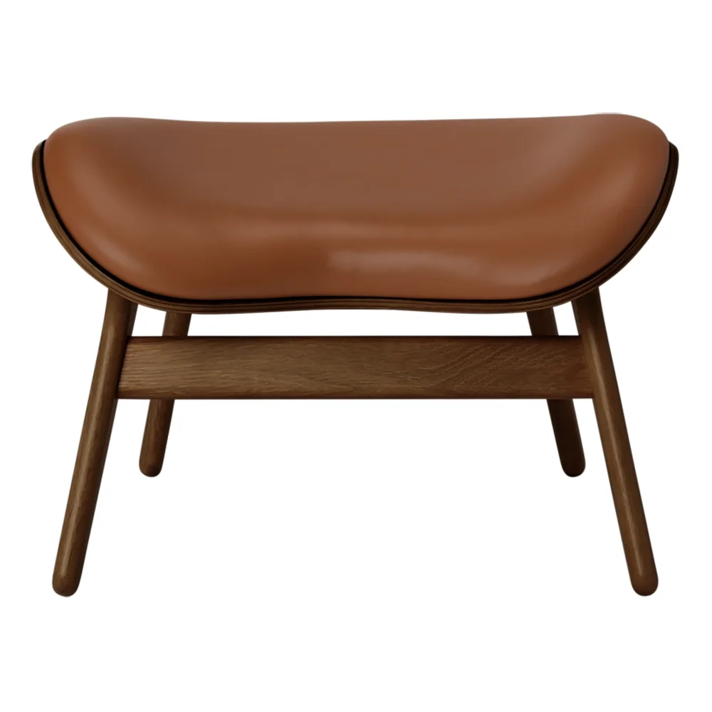 A Conversation Piece Ottoman Ottoman Solid Oak,Artificial Leather,Plyw