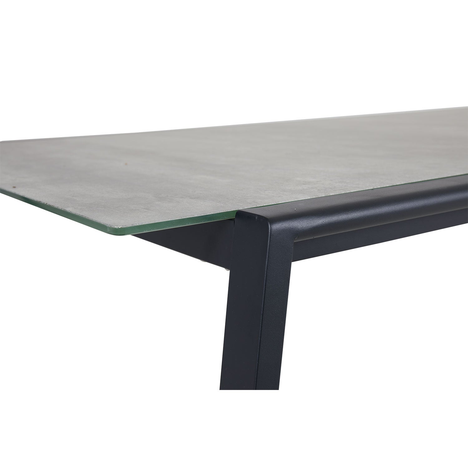 Lyra spisebord 100 x 220 cm med glass Brafab