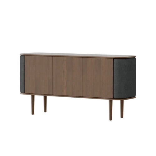 Treasures 3-dørs skap mørk eik/Shadow