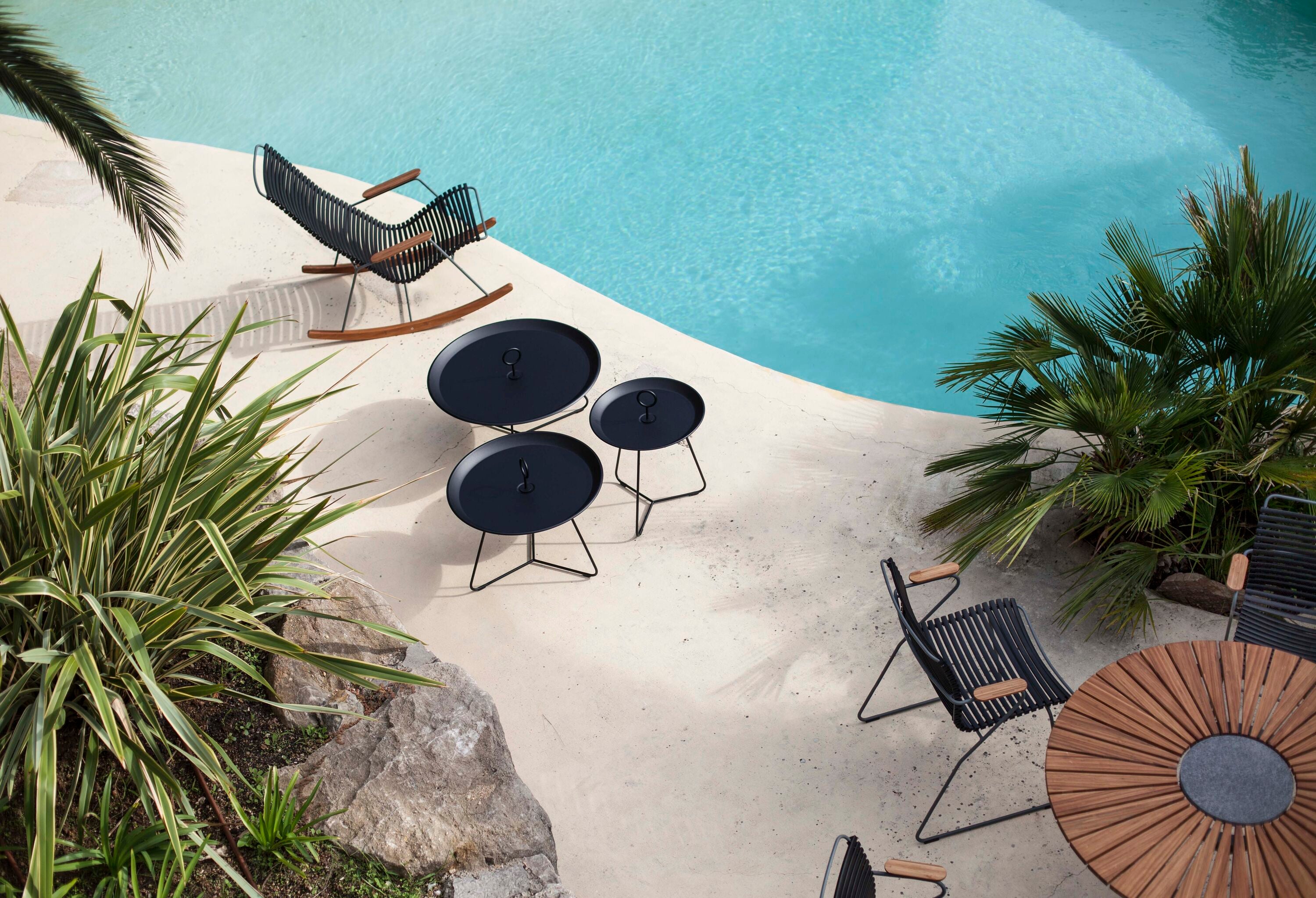 Sidebord med øyer 57,5 cm Pigeon blå