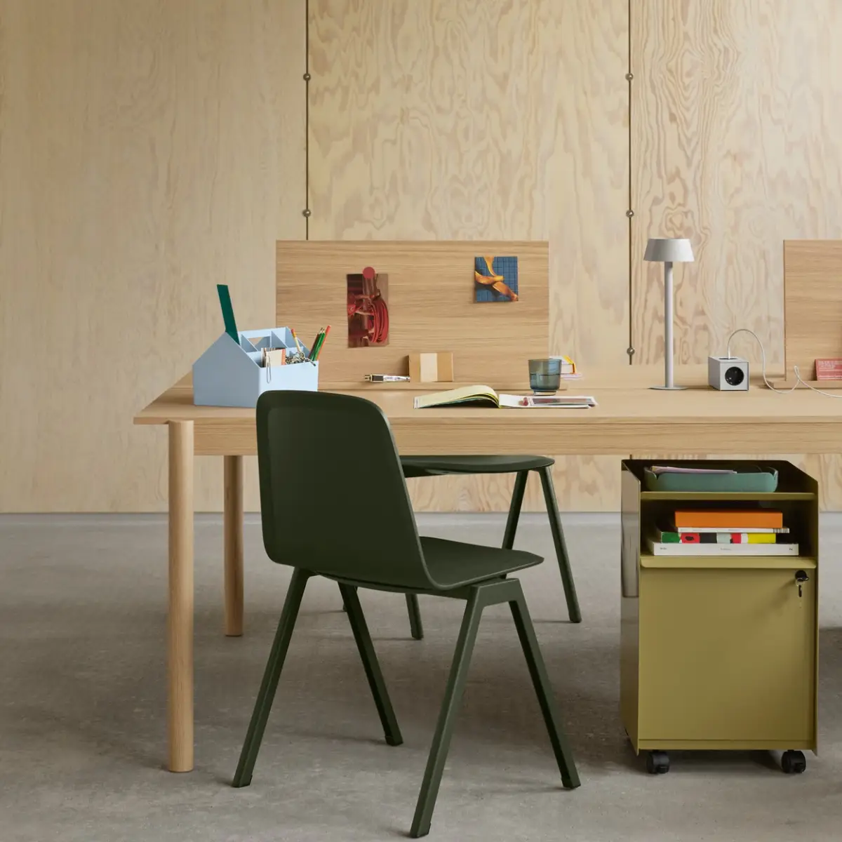 Folded Trolley tralle, høyde 61,5 cm – Bark Beige Green