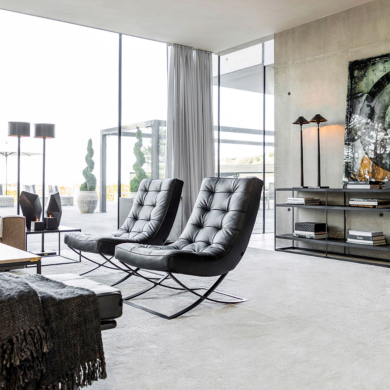 Brody lenestol svart Artwood