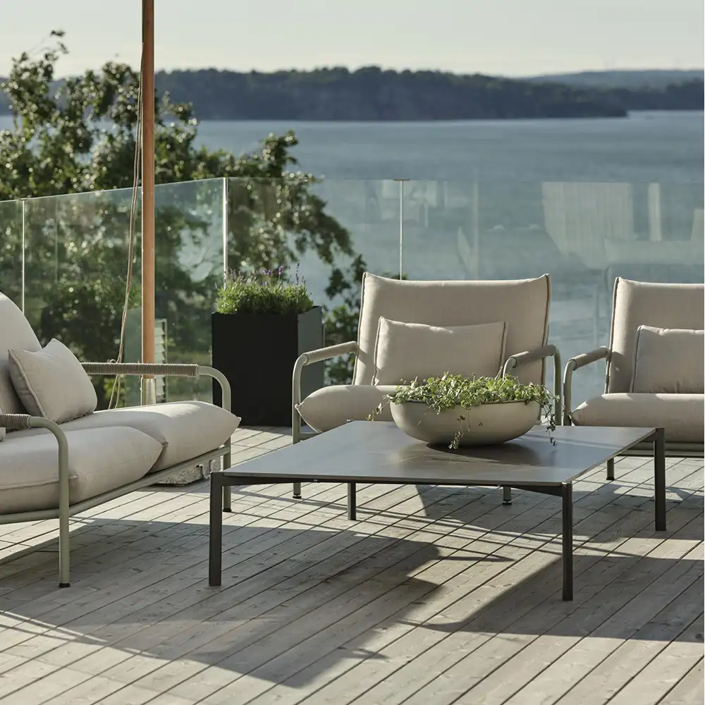 Hallavara salongbord 162 x 112 cm Svart Brafab