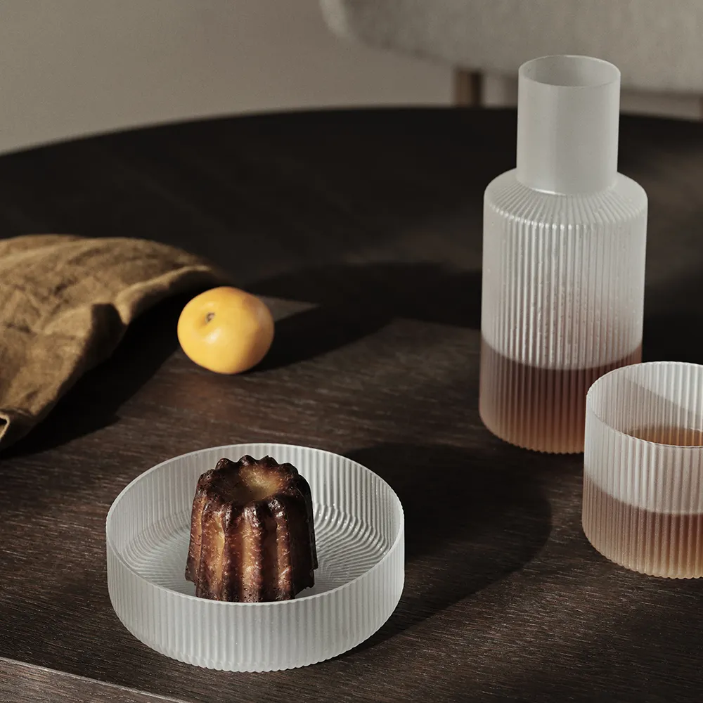 Ripple Serveringsskål 4-pakning - Frosted