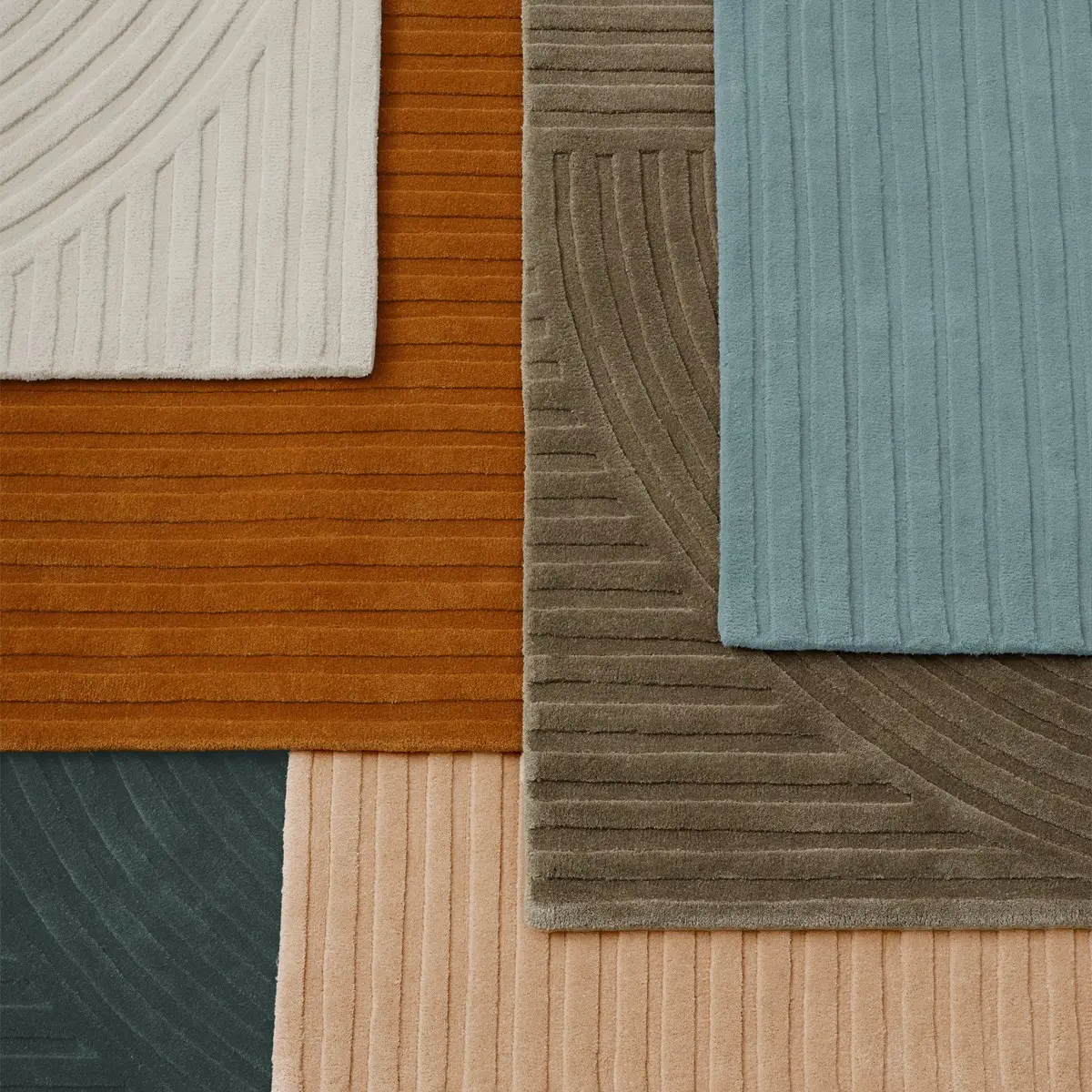 Relevo Rug Quattro - 170 x 240 cm - Lys Rose