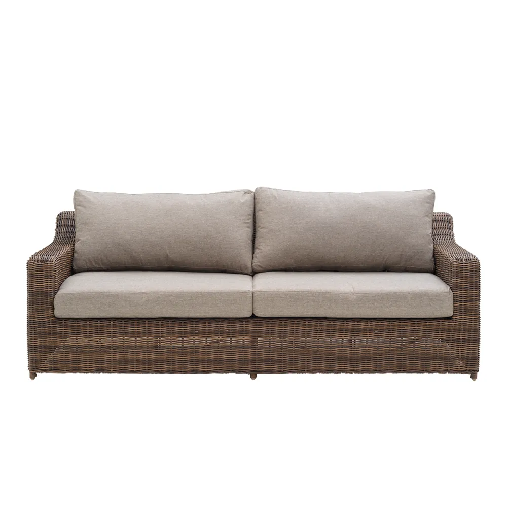 Glendon 3-seters sofa  Dark brown / Soft moose