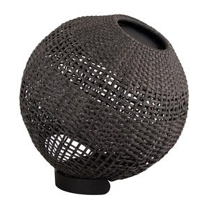 Illusion lampe rund Graphite, Soft Rope
