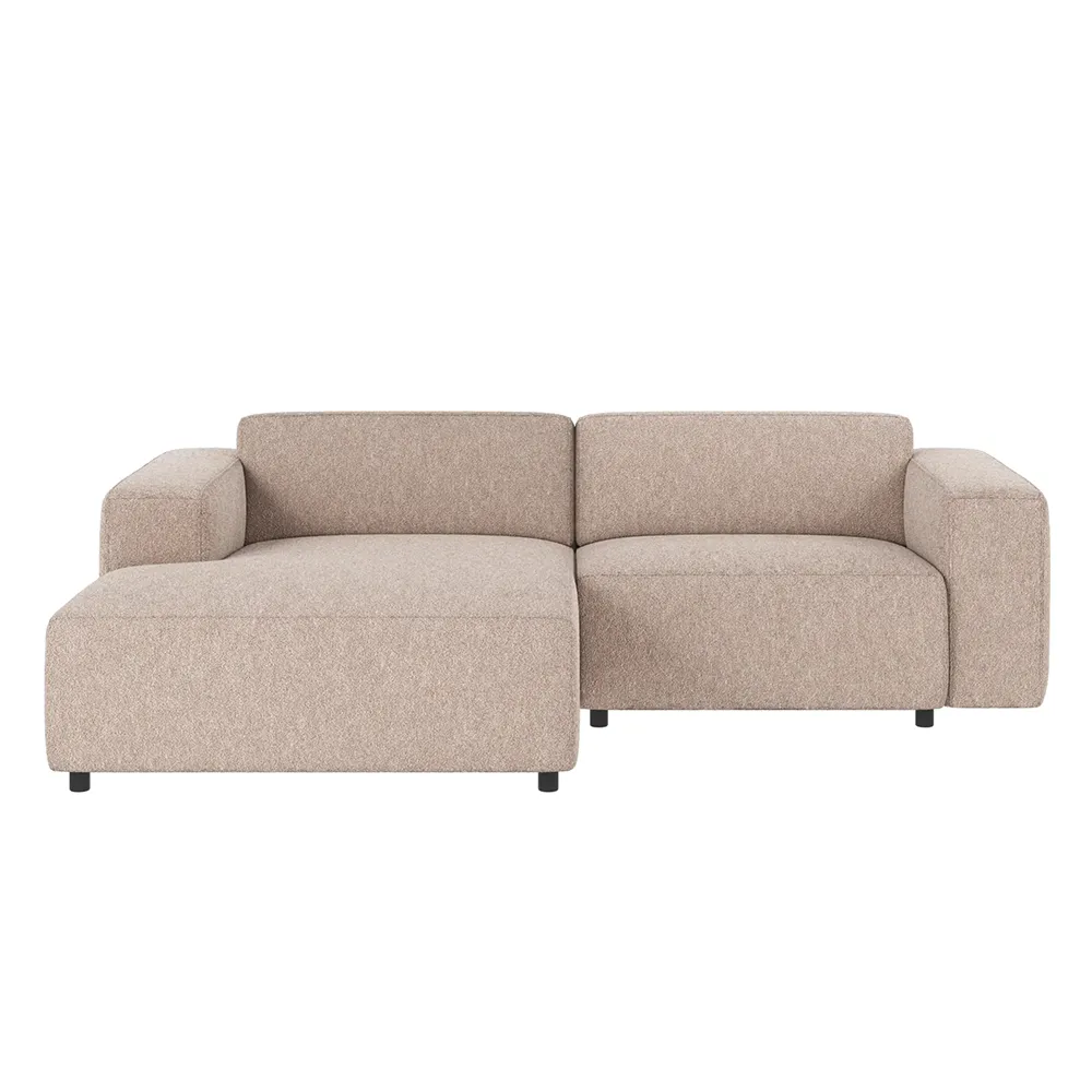 Willard sofa 3-seter sofa chaiselong venstre stoff Alice lys beige