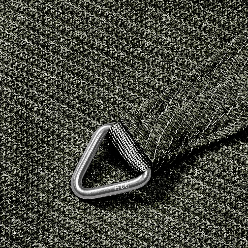 Coolfit solseil trekantet 360x360cm grønn