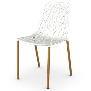 Forest Spisestol Iroko/White