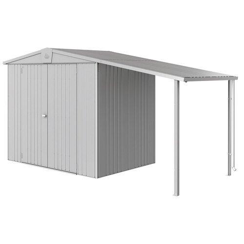 Europa sidetak Hageskur størrelse 234a metallic sølv Biohort