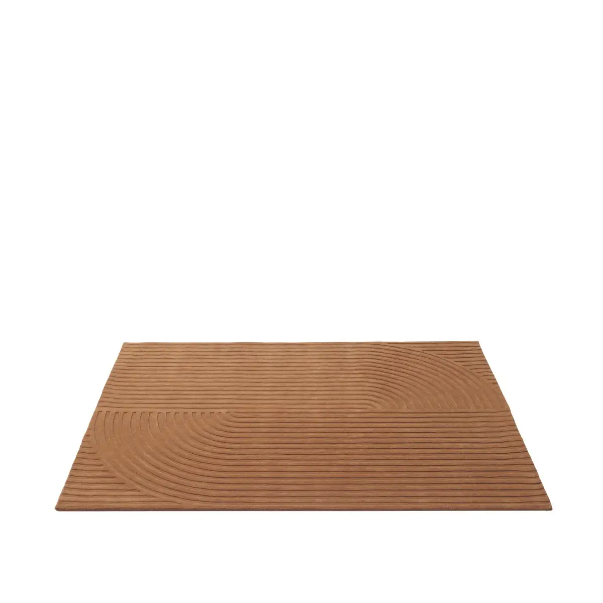 Relevo Teppe Quattro - 170 x 240 cm - Burnt Orange