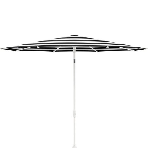 Smart parasoll 220 cm matt white Kat.5 810 Black Stripe