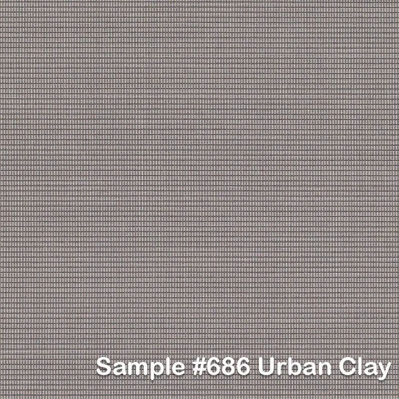 Fortero 300x300 cm parasoll alu Cat.5 686 Urban Clay