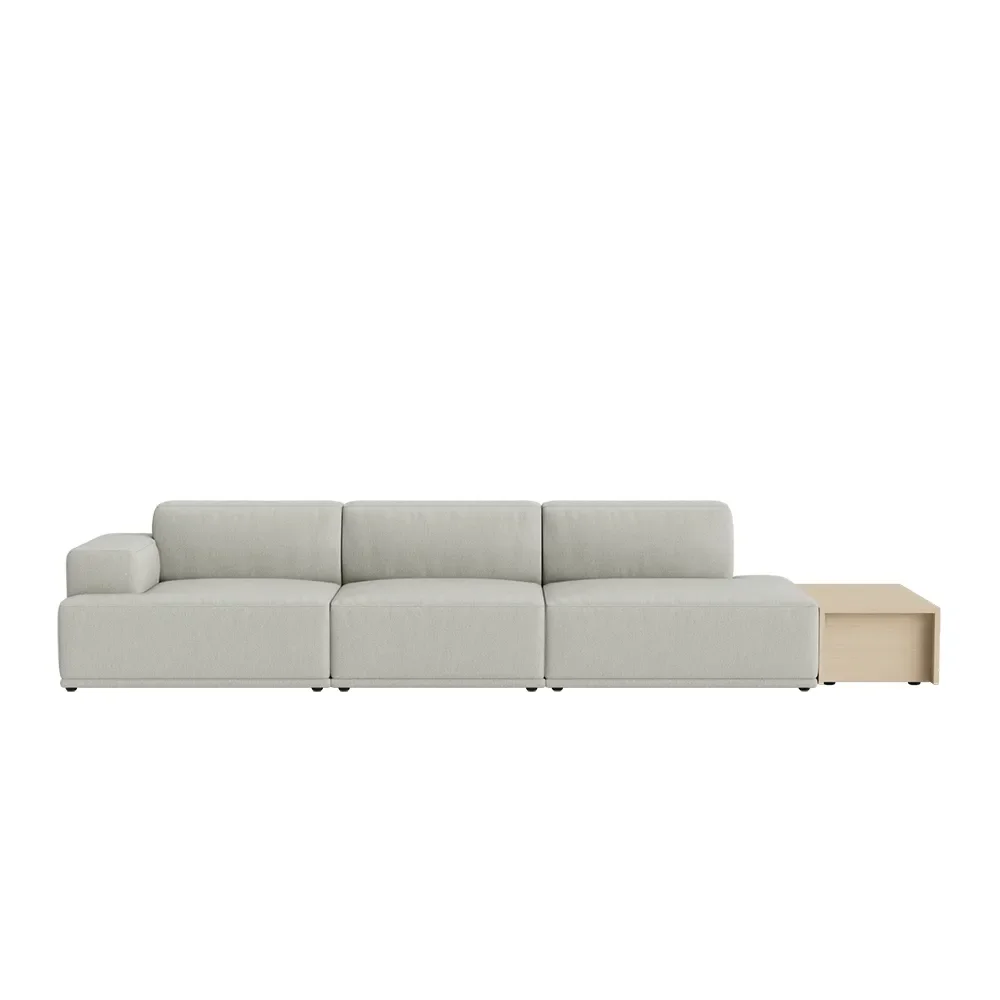 Connect Soft Modular Sofa / 3-Seater - Configuration 4 - Clay 12
