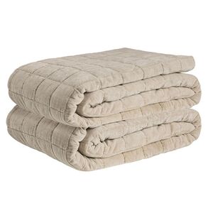 Posh sengeteppe 260X260 Cm Beige