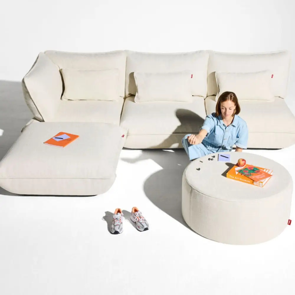 sumo sofamodul boucle recycled creme