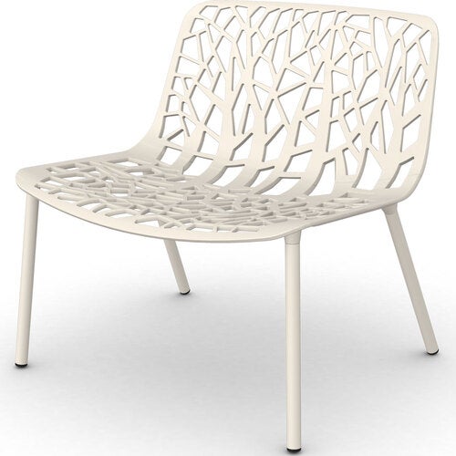 Forest loungelenestol Creamy White 