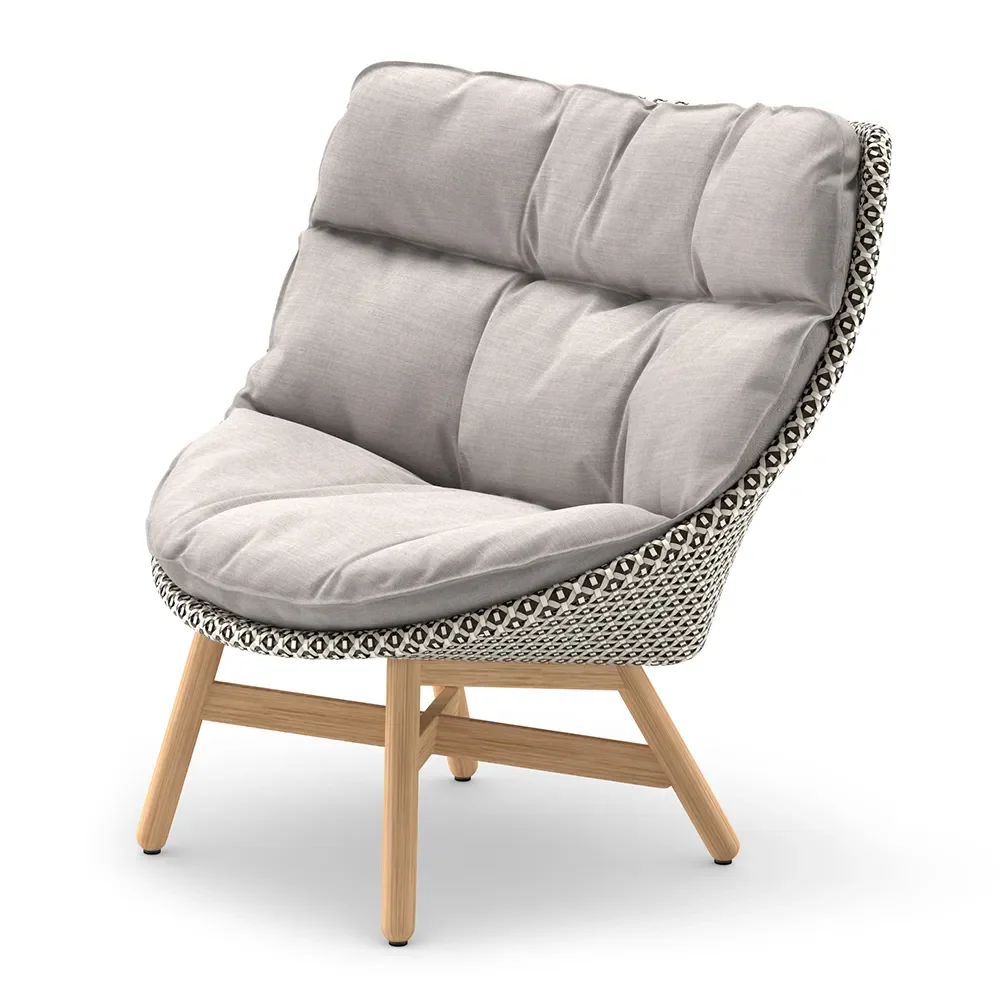 Mbrace wingchair teak AY5 teak 0205 pepper 0115