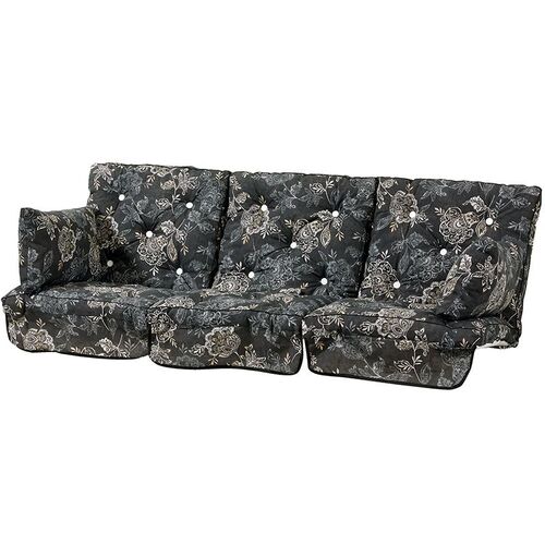 Hengekøyeputer med lav rygg Nadira Svart