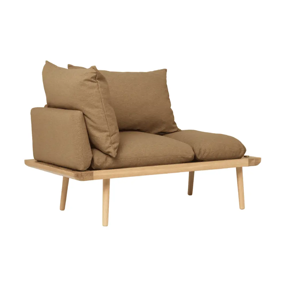 Lounge Around  1,5-seters sofa Oak/Sugar Brown