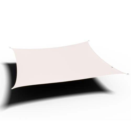 Dreamsail solseil vanntett firkantet 400x400cm kremfarget