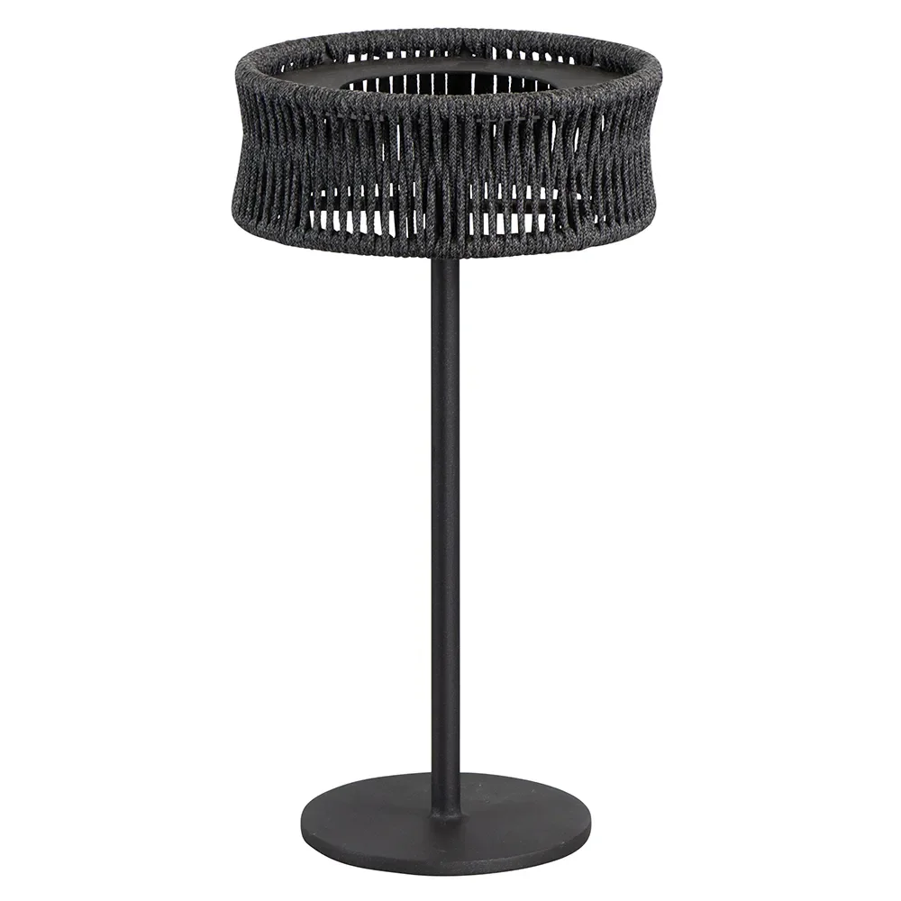 Illusion bordlampe mellom Lava grey