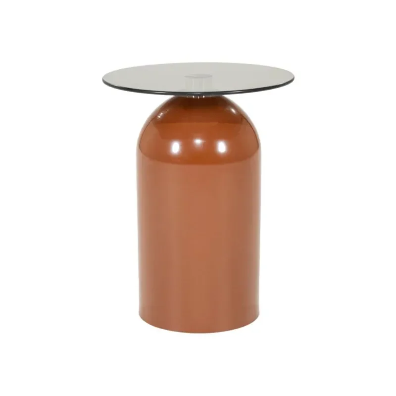 Irona sidebord 39,5x39,5x52 cm glass brun