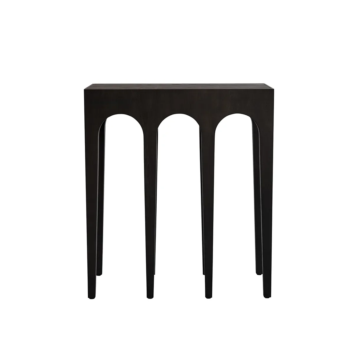 Bow konsollbord, liten - Coffee Black Oak