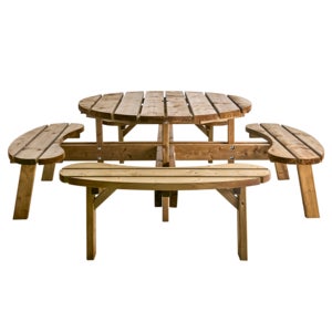 HASSLEBRO pikniksett furu