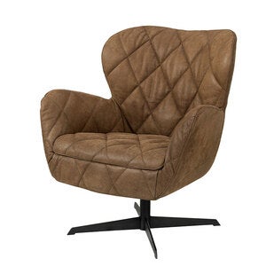 Jade lenestol Nubuck Brown Artwood